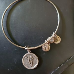 V Alex and Ani bangel bracelet